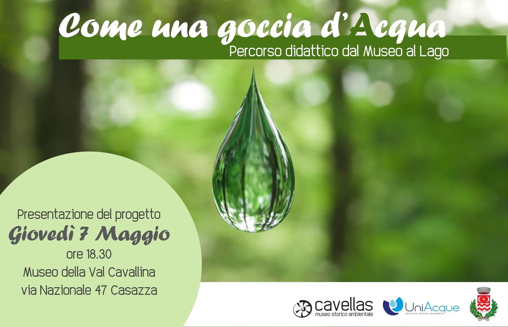 "In una goccia d'acqua" - presentazione del progetto